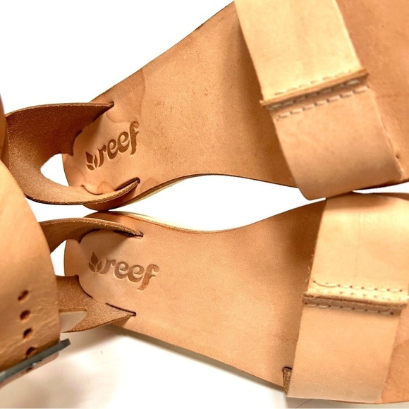 REEF Vibram Sole Voyage “Gladiator” Beige Tan Sandal, Size 6.5 - Picture 6 of 14